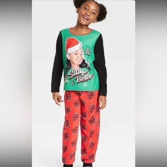 Nwt That Girl Lay Lay Slay Bells Christmas Pajamas
